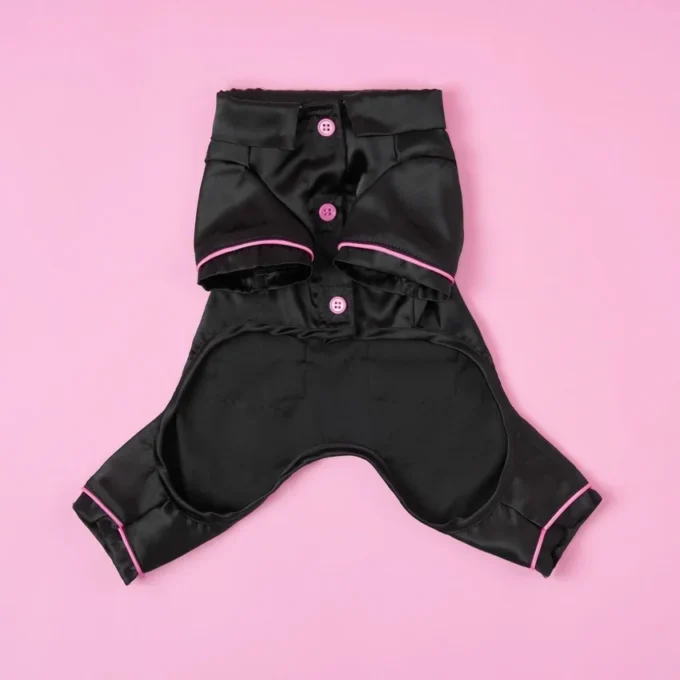 Jedwabistą satynową piżamkę dla zwierząt Juicy Couture Jedwabistą satynową piżamkę dla zwierząt Juicy Couture