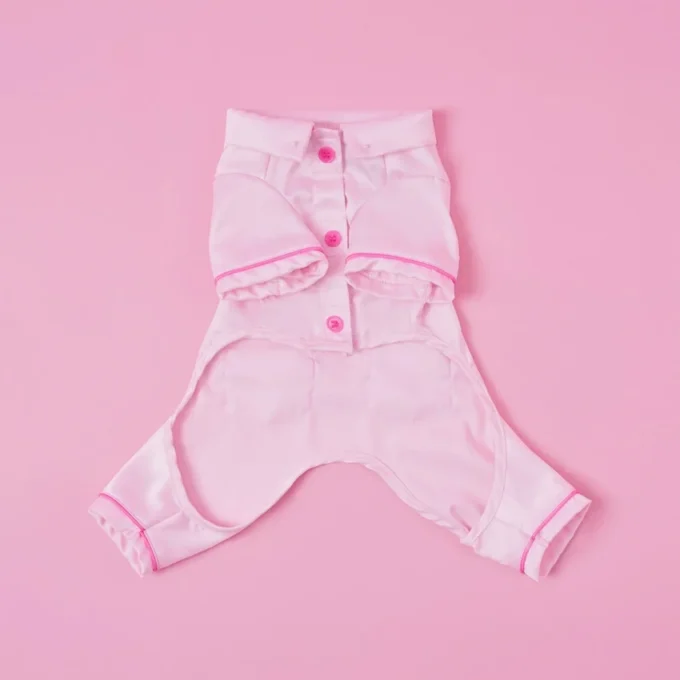 Jedwabistą satynową piżamkę dla zwierząt Juicy Couture Jedwabistą satynową piżamkę dla zwierząt Juicy Couture