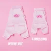 Jedwabistą satynową piżamkę dla zwierząt Juicy Couture Jedwabistą satynową piżamkę dla zwierząt Juicy Couture