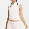 Kamizelka z Cotton Velour z zamkiem błyskawicznym i stójką Kamizelka z Cotton Velour z zamkiem błyskawicznym i stójką