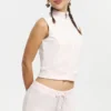 Kamizelka z Cotton Velour z zamkiem błyskawicznym i stójką Kamizelka z Cotton Velour z zamkiem błyskawicznym i stójką