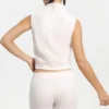 Kamizelka z Cotton Velour z zamkiem błyskawicznym i stójką Kamizelka z Cotton Velour z zamkiem błyskawicznym i stójką