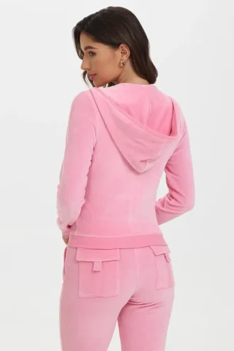 Klasyczna bawełniana bluza z kapturem z Cotton Velour Klasyczna bawełniana bluza z kapturem z Cotton Velour