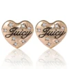 Kolczyki Juicy w kształcie serca z kryształkami Kolczyki Juicy w kształcie serca z kryształkami