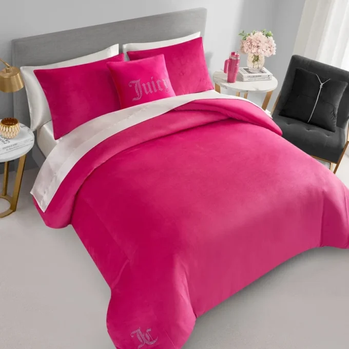 Komplet pościeli z gładkiego weluru Komplet pościeli z gładkiego weluru