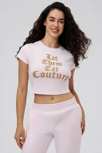 Koszulka dziecięca „Let Them Eat Couture”