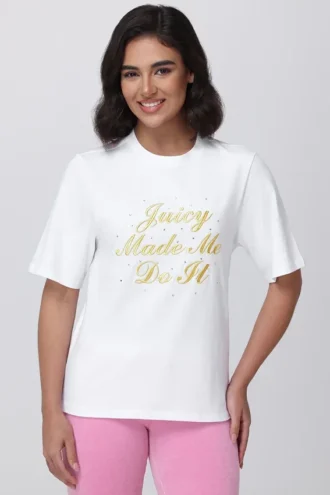 Koszulka oversize „Made Me Do It” z kolekcji Heritage