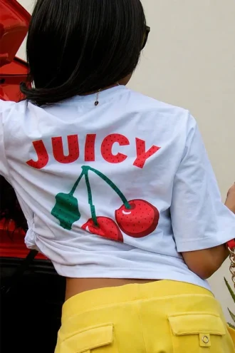 Koszulka z nadrukiem Cherry Bling