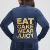 Kurtka z wysokim kołnierzem Eat Cake Wear Juicy w dużych rozmiarach Kurtka z wysokim kołnierzem Eat Cake Wear Juicy w dużych rozmiarach
