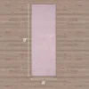 Metaliczny pluszowy dywanik w panterkę, 2′ x 6′