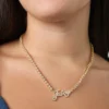 Naszyjnik z łańcuszkiem i logo Naszyjnik z łańcuszkiem i logo
