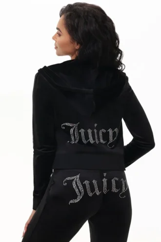 Og Big Bling Velour Hoodie