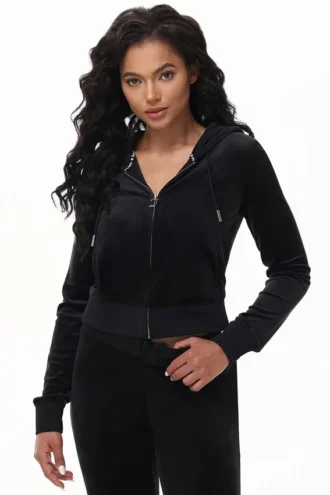 Og Big Bling Velour Hoodie