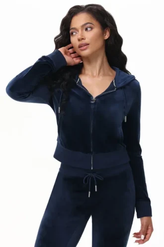 Og Big Bling Velour Hoodie