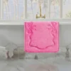 Pikowana mata łazienkowa z pianki z pamięcią kształtu, 20″ x 32″ Pikowana mata łazienkowa z pianki z pamięcią kształtu, 20″ x 32″