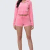 Scottie Big Bling Velour Szorty Scottie Big Bling Velour Szorty