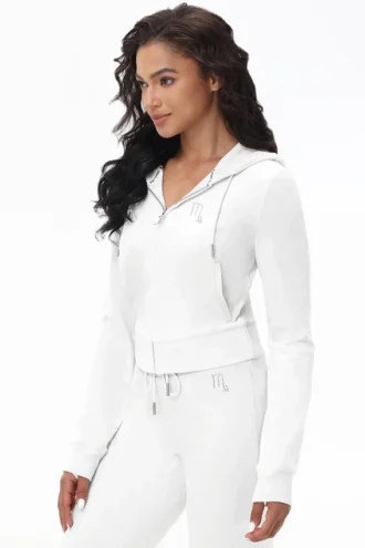 Spersonalizowana bluza z kapturem Zodiac Og Big Bling z weluru