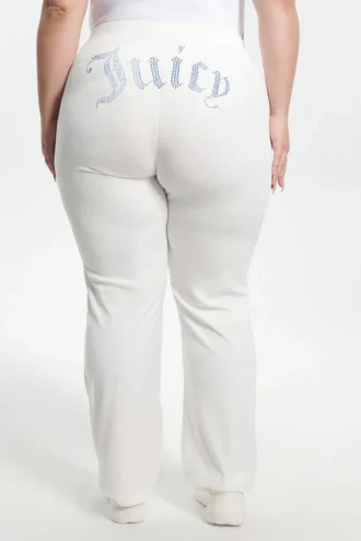Spodnie dresowe z weluru w stylu Big Bling w rozmiarze plus size, w kolorach Technicolor, z możliwością personalizacji Spodnie dresowe z weluru w stylu Big Bling w rozmiarze plus size, w kolorach Technicolor, z możliwością personalizacji