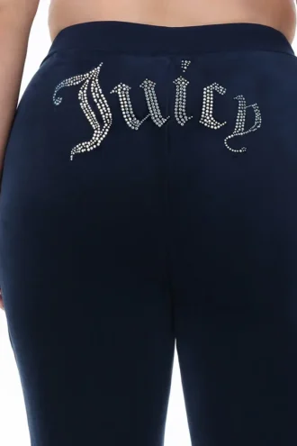 Spodnie dresowe z weluru w stylu Big Bling w rozmiarze plus size, w kolorach Technicolor, z możliwością personalizacji Spodnie dresowe z weluru w stylu Big Bling w rozmiarze plus size, w kolorach Technicolor, z możliwością personalizacji