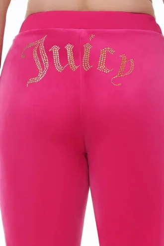 Spodnie dresowe z weluru w stylu Big Bling w rozmiarze plus size, w kolorach Technicolor, z możliwością personalizacji Spodnie dresowe z weluru w stylu Big Bling w rozmiarze plus size, w kolorach Technicolor, z możliwością personalizacji