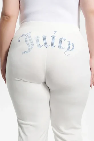 Spodnie dresowe z weluru w stylu Big Bling w rozmiarze plus size, w kolorach Technicolor, z możliwością personalizacji Spodnie dresowe z weluru w stylu Big Bling w rozmiarze plus size, w kolorach Technicolor, z możliwością personalizacji