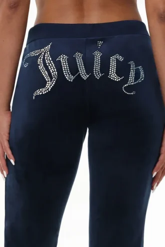 Spodnie dresowe z weluru w stylu Technicolor z Big Bling, z możliwością personalizacji Spodnie dresowe z weluru w stylu Technicolor z Big Bling, z możliwością personalizacji