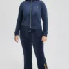 Spodnie welurowe z kieszeniami na zatrzaski w rozmiarze plus size na 30. urodziny Spodnie welurowe z kieszeniami na zatrzaski w rozmiarze plus size na 30. urodziny