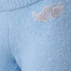 Spodnie z szerokimi nogawkami i podwiniętym dołem z dzianiny Angel Couture Spodnie z szerokimi nogawkami i podwiniętym dołem z dzianiny Angel Couture