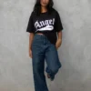 Sukienka z T-shirtu oversize Angel Couture Sukienka z T-shirtu oversize Angel Couture