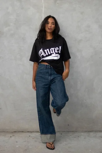 Sukienka z T-shirtu oversize Angel Couture