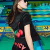 Szorty z weluru Cherry Bling Szorty z weluru Cherry Bling