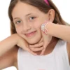 Zestaw 3 bransoletek z koralikami i zawieszką w kształcie serca Juicy dla dzieci Zestaw 3 bransoletek z koralikami i zawieszką w kształcie serca Juicy dla dzieci