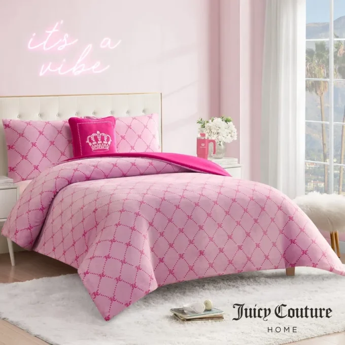 Zestaw dwustronnej kołdry Plush Trellis Link Zestaw dwustronnej kołdry Plush Trellis Link