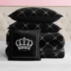 Zestaw dwustronnej kołdry Plush Trellis Link Zestaw dwustronnej kołdry Plush Trellis Link