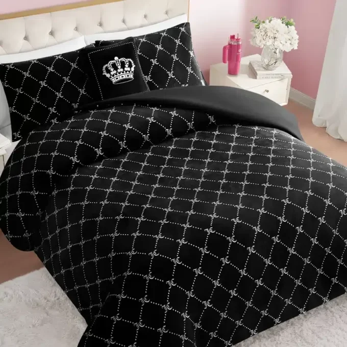 Zestaw dwustronnej kołdry Plush Trellis Link Zestaw dwustronnej kołdry Plush Trellis Link