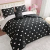 Zestaw pościeli Diamond Hearts Black Comforter Bed in a Bag Zestaw pościeli Diamond Hearts Black Comforter Bed in a Bag