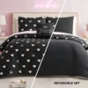Zestaw pościeli Diamond Hearts Black Comforter Bed in a Bag Zestaw pościeli Diamond Hearts Black Comforter Bed in a Bag