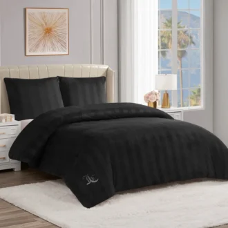 Zestaw pościeli Jenny Velour Striped Jacquard