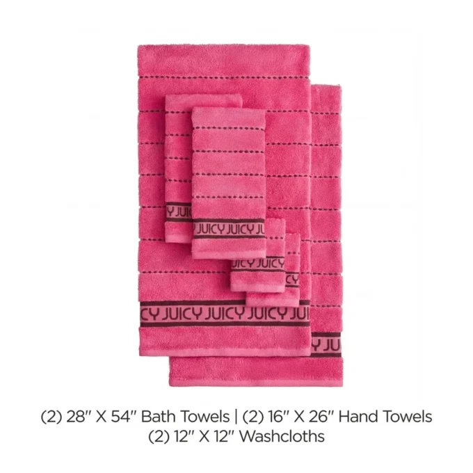 Zestaw ręczników kąpielowych Plush Stripe Zestaw ręczników kąpielowych Plush Stripe