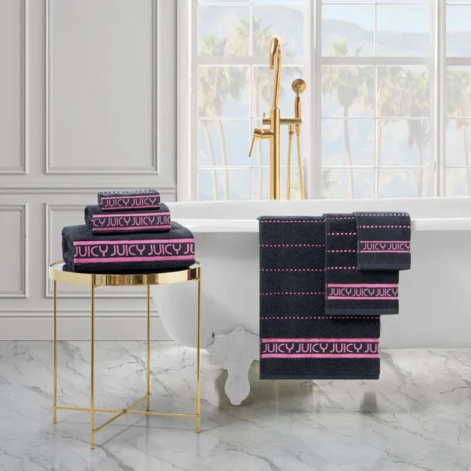 Zestaw ręczników kąpielowych Plush Stripe Zestaw ręczników kąpielowych Plush Stripe